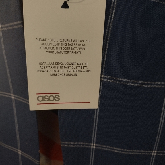 ASOS MEN'S PLAID BLAZER SUIT JACKET -NWT SZ 34" - Picture 5 of 6